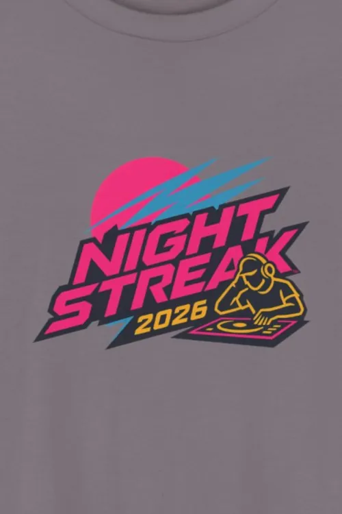 Night Streak™ 2026, Luxury Unisex Men's Graphic Tee T-Shirt, Jersey, Design 1 - Image 2