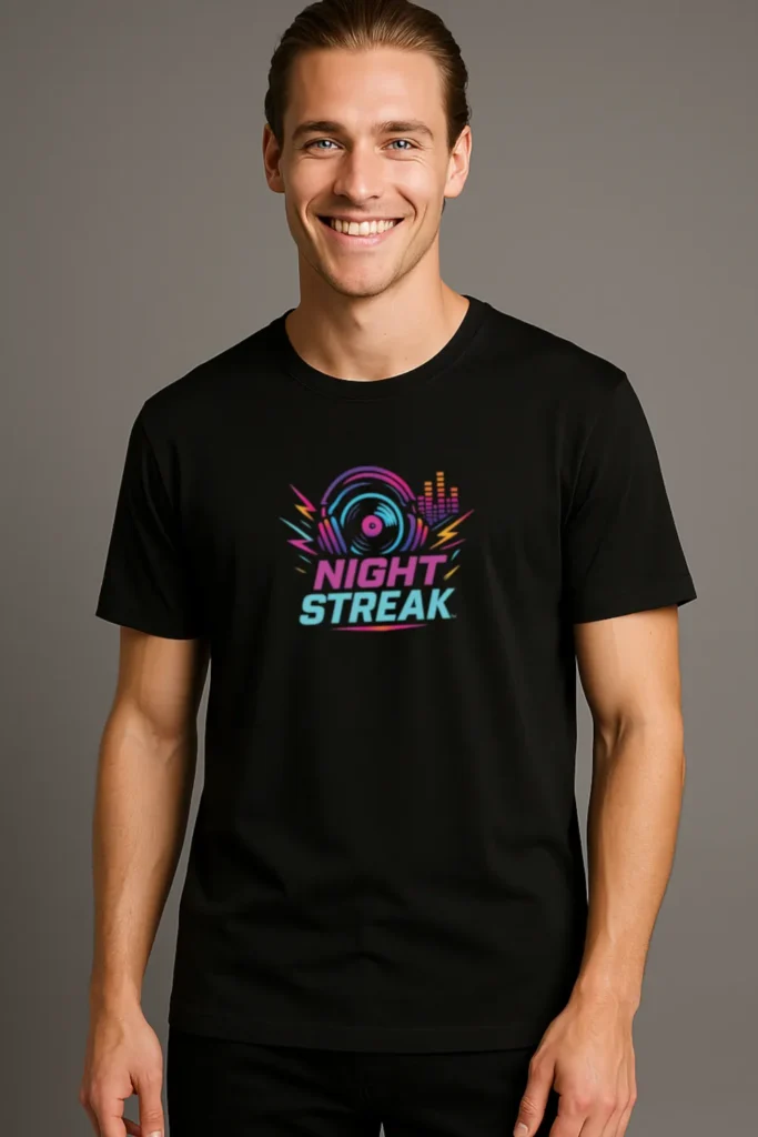 Night Streak men's tee t-shirt